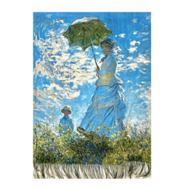Sjaal Claude Monet "Vrouw met Parasol"