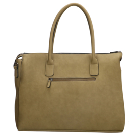 Charm London Laptoptas Bromley 15.6 inch Olijfgroen