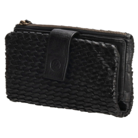 Hide & Stitches Portemonnee / Clutch Atlas Zwart