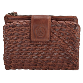 Hide & Stitches Portemonnee Atlas Cognac