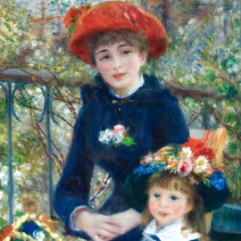 Ecoshopper Draagtas "Twee zusjes" Pierre Auguste Renoir