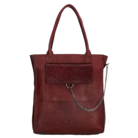 Micmacbags Shopper Mendoza Bordeaux Rood