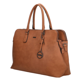 Charm London Laptoptas Bromley 15.6 inch Cognac