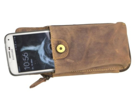 Greenburry Riemtasje voor mobiele telefoon Leer