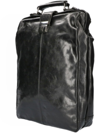 Leather Design Rugzak & Schoudertas Zwart