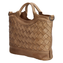 Micmacbags Hand - Schoudertas Artisan Zand