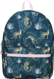 Milky Kiss Rugzak Stay Cute Jungle Blauw