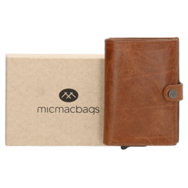 Micmacbags Pasjeshouder Porto Bruin