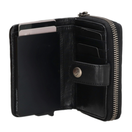 Micmacbags Safety Wallet Portemonnee Zwart