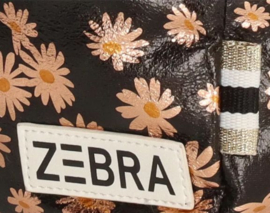 Zebra Trends Rugzak M Golden Flowers Zwart
