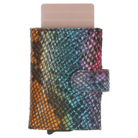 Charm Safety Wallet / Pasjeshouder Leer Multicolor