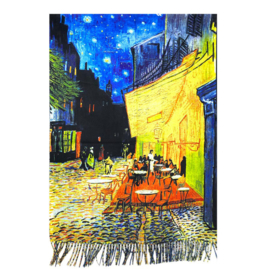 Sjaal  Vincent van Gogh "Terras bij nacht"