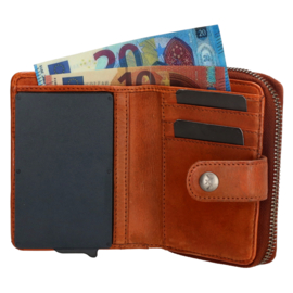 Micmacbags Safety Wallet Portemonnee Brique