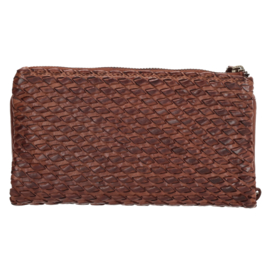 Hide & Stitches Portemonnee / Clutch Atlas Cognac