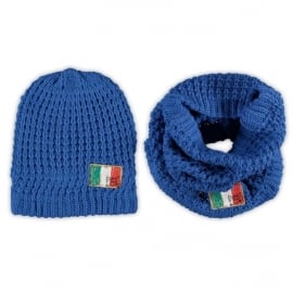 Vingino Venezio Boys set sjaal en muts Blauw L/XL