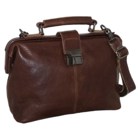 Leather Design Dokterstas Klein Cognac