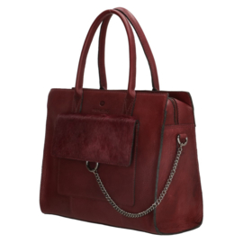 Micmacbags Hand/Schoudertas Mendoza Bordeaux Rood