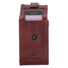 Micmacbags Telefoontasje Mendoza Bordeaux Rood