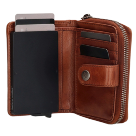 Micmacbags Safety Wallet Portemonnee Bruin