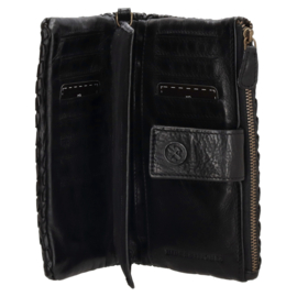 Hide & Stitches Portemonnee / Clutch Atlas Zwart