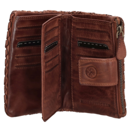 Hide & Stitches Portemonnee Atlas Cognac