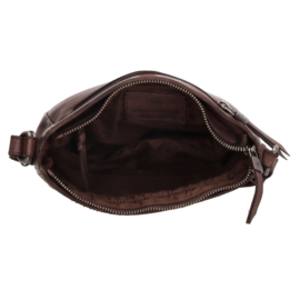 Micmacbags Schoudertas Artisan Donkerbruin