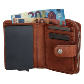 Micmacbags Safety Wallet Portemonnee Bruin