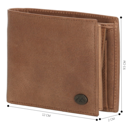 Micmacbags Billfold Malmö Bruin