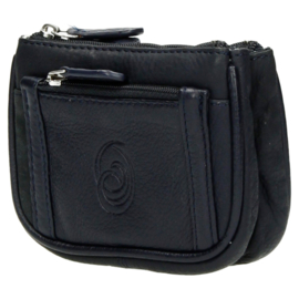 Gio Gini Rits - Sleutel etui Donkerblauw