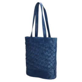 Micmacbags Shopper Artisan Kobalt Blauw