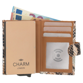 Charm Safety Wallet / Pasjeshouder Leer Taupe