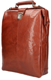 Leather Design Rugzak & Schoudertas Cognac