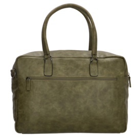 Charm London Laptoptas 15,6" Farringdon Olijfgroen