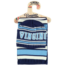 Vingino Vernon set Sjaal en muts Blauw L/XL