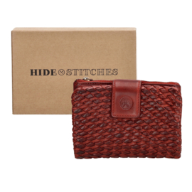 Hide & Stitches Portemonnee Atlas Rood