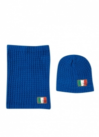 Vingino Venezio Boys set sjaal en muts Blauw L/XL