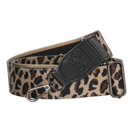 Charm London Schouderband Panter Bruin