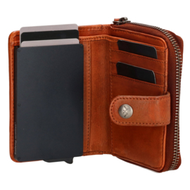 Micmacbags Safety Wallet Portemonnee Brique