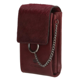 Micmacbags Telefoontasje Mendoza Bordeaux Rood