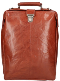 Leather Design Rugzak & Schoudertas Cognac