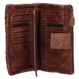 Hide & Stitches Portemonnee Atlas Cognac