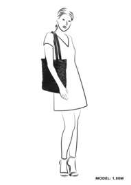 Micmacbags Shopper Artisan Zwart
