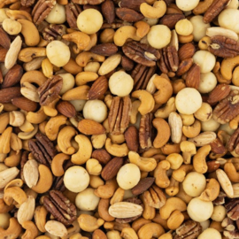 Klumpermix gebrand & gekruid 250 gram