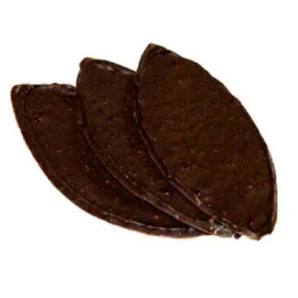 Chocolade nougatblaadjes puur 100 gram