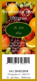 Grootvaders fruittuintje thee 100 gram