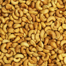 Cashewnoten gebrand en gezouten 150 gram