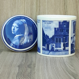 Stroopwafelpot Johannes Vermeer incl. stroopwafels