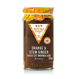 Orange marmelade with stemgember