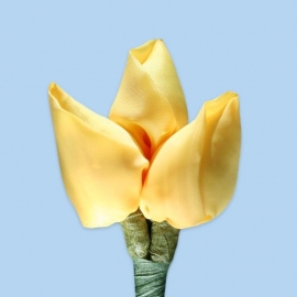 Tulp corsage geel