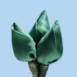 Tulp corsage groen